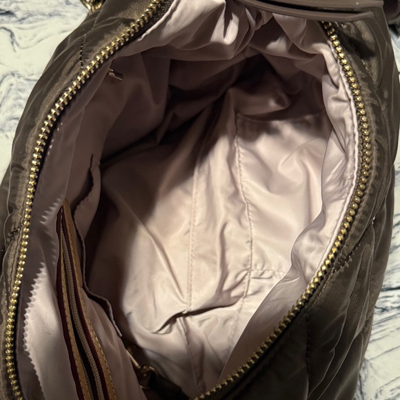MZ Wallace Brown Quilted Madiso Shoulder Women's Bag - Picture 6 of 12
